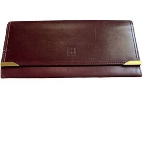 Givenchy Wine Leather Wallet